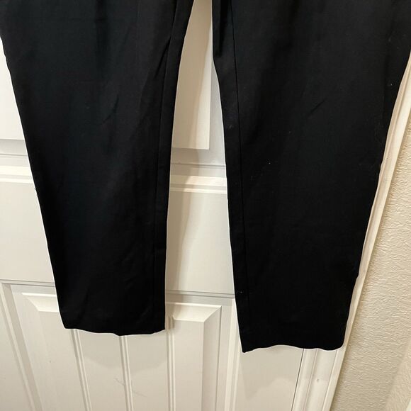 A New Day Black Stretch Crop Pull On Dress Work Trouser Pants Womens Size 10 - Picture 3 of 11